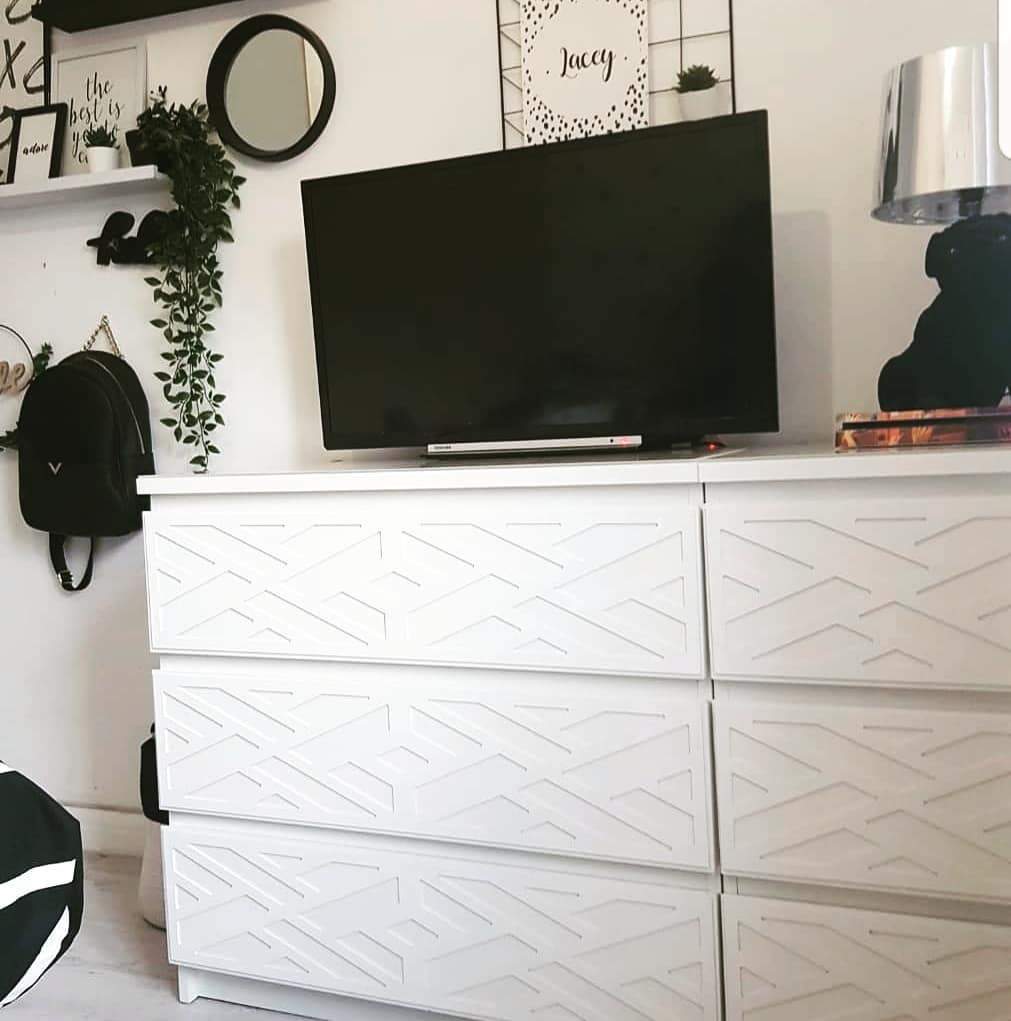 1004 PICAZZO 3D Overlay Cover Styling Panels for Ikea Malm Series