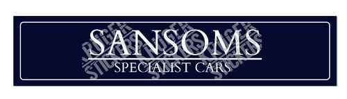 Custom Order - Sansoms Logo Show Plate - 4 sets