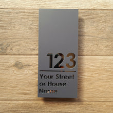 Load image into Gallery viewer, Personalised Custom House Sign Door Plaque - OBLONG - DESIGN 1