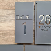 Load image into Gallery viewer, Personalised Custom House Sign Door Plaque - OBLONG - MIX DESIGNS