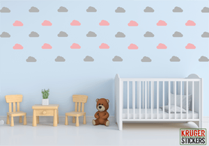 Cloud Shape Wall Stickers - Kruger Stickers