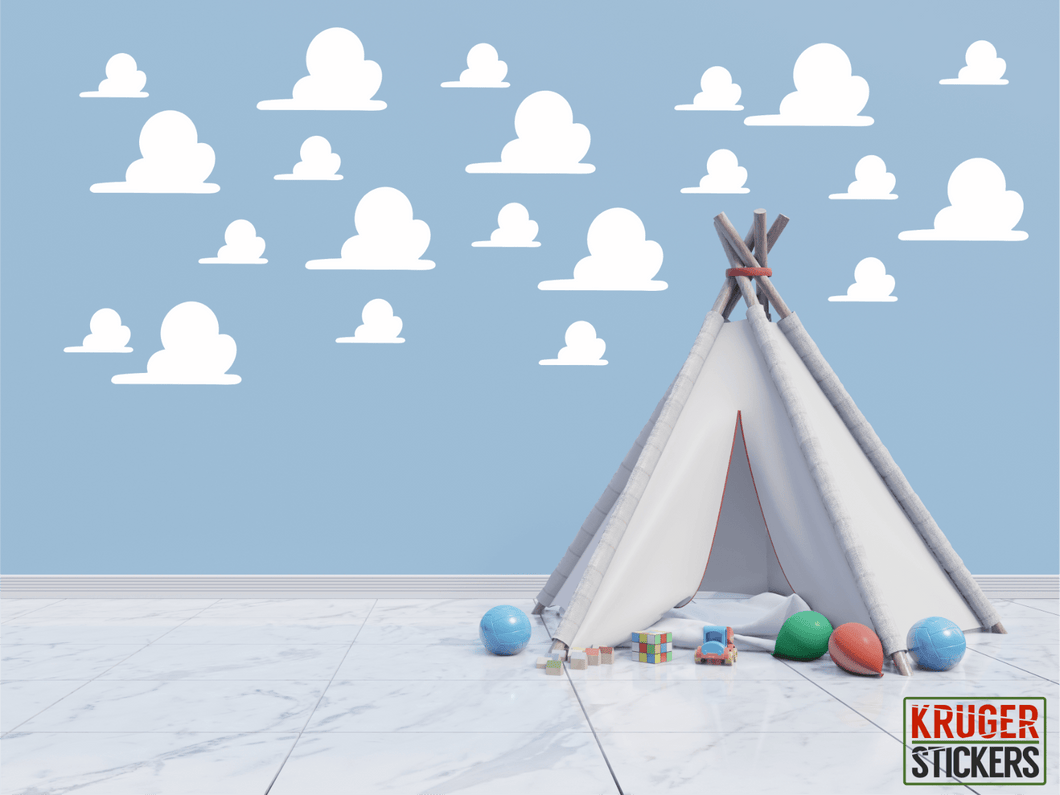 Cloud Shaped Wall Sticker - Toy Story Inspired - Kruger Stickers