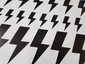 40 x Mixed Size Lightning Bolt Wall Stickers Decal - Kruger Stickers
