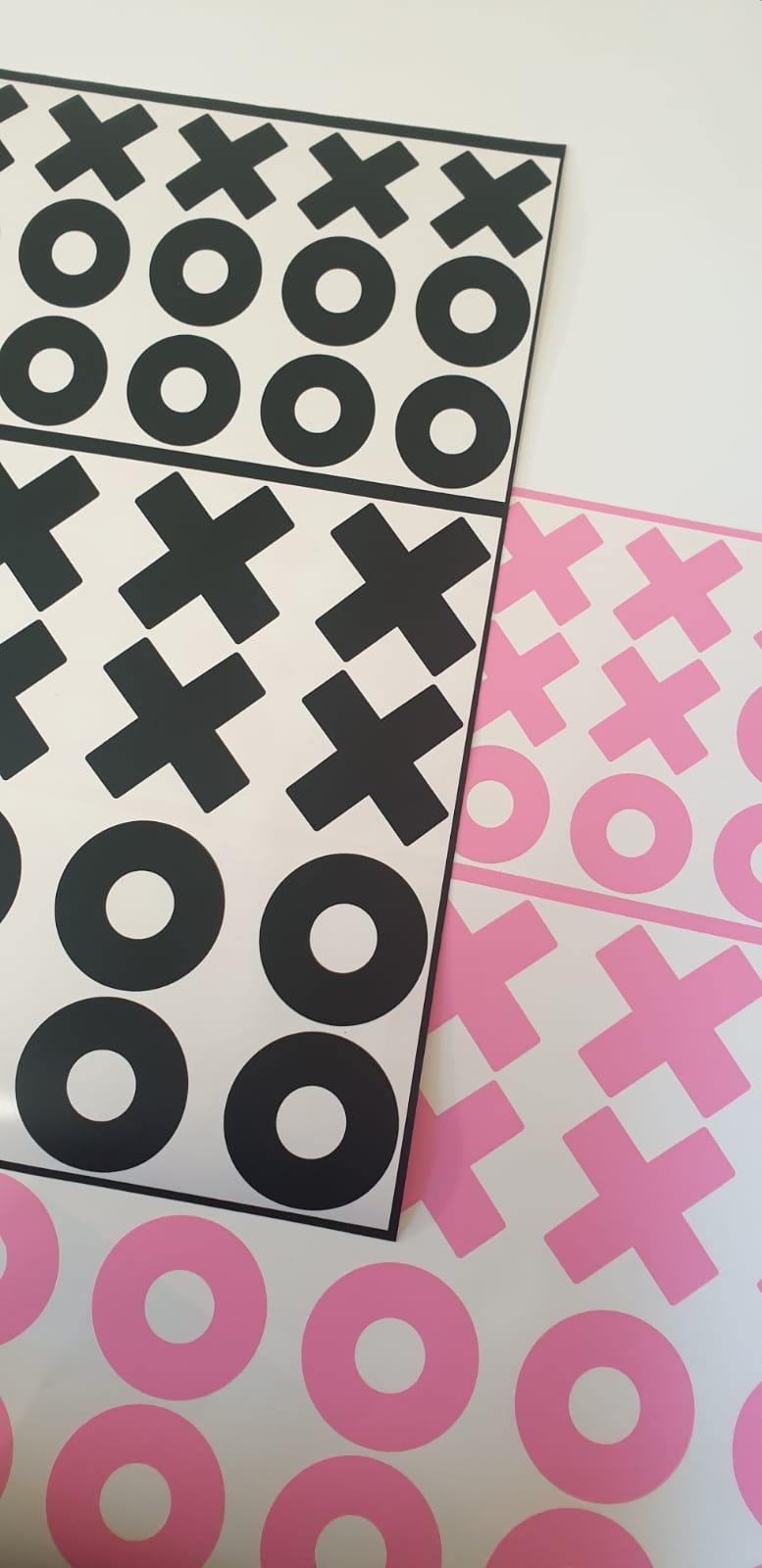 Noughts and crosses XO wall stickers - Classic