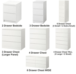 #1007 YEKUTE - 3D Overlay Cover Styling Panels for Ikea® Malm Series