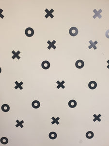Noughts and crosses XO wall stickers - Classic