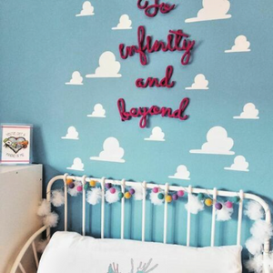 Cloud Shaped Wall Sticker - Toy Story Inspired