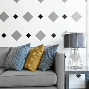 Square Shape Wall Stickers Decal - Kruger Stickers