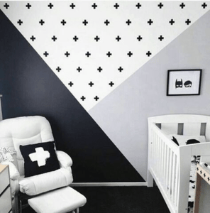 Mixed Sizes Plus Sign  Shaped Wall Stickers - Kruger Stickers