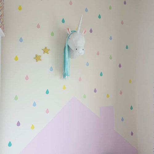 Raindrop Shaped Wall Stickers Decal