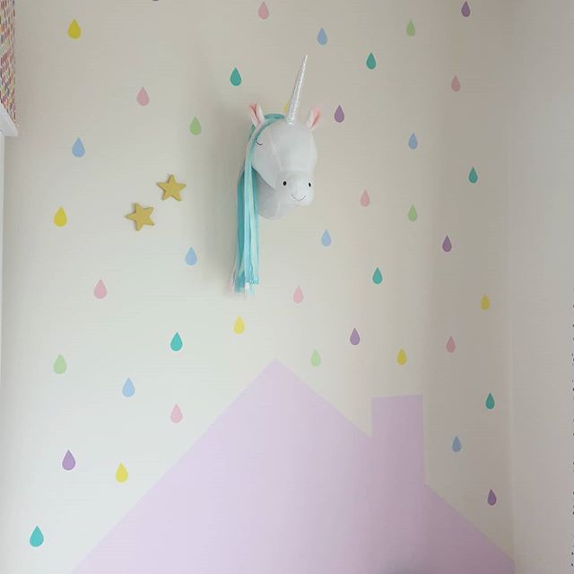 Raindrop Shaped Wall Stickers Decal