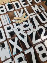 Load image into Gallery viewer, Reserved - Chris - 4d Number Plate Letters