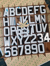 Load image into Gallery viewer, Reserved - Chris - 4d Number Plate Letters